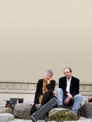 Die Schriftstellerin Susanna Schwager und der Musiker Pascal Steiner (ehemals Patent Ochsner)